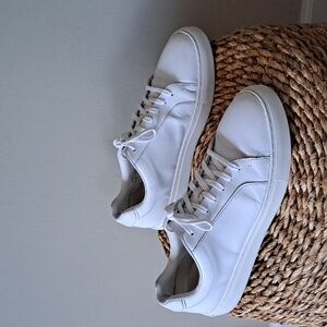 Cole Haan Men's Classic White Leather Athleisure/Fashion‎ Low Sneakers S-12